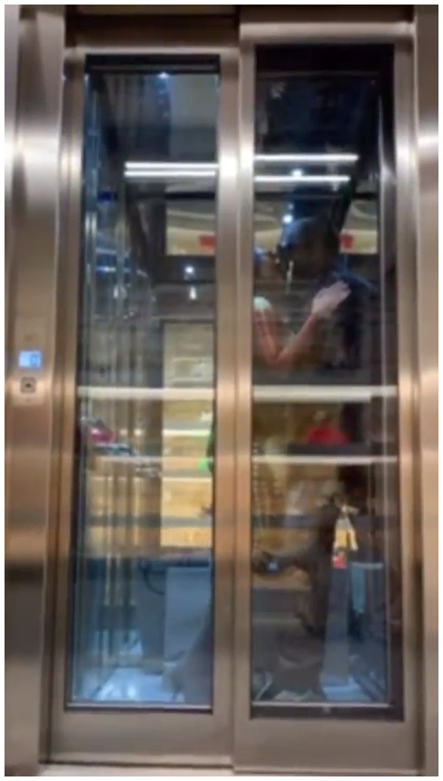 Kim Kardashian and Kanye West Share a Steamy Elevator Kiss in Paris Instagram