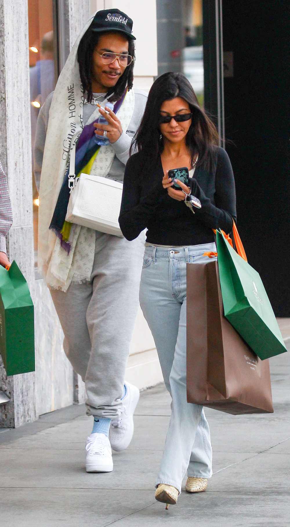 Kourtney Kardashian and Luka Sabbat Out Shopping