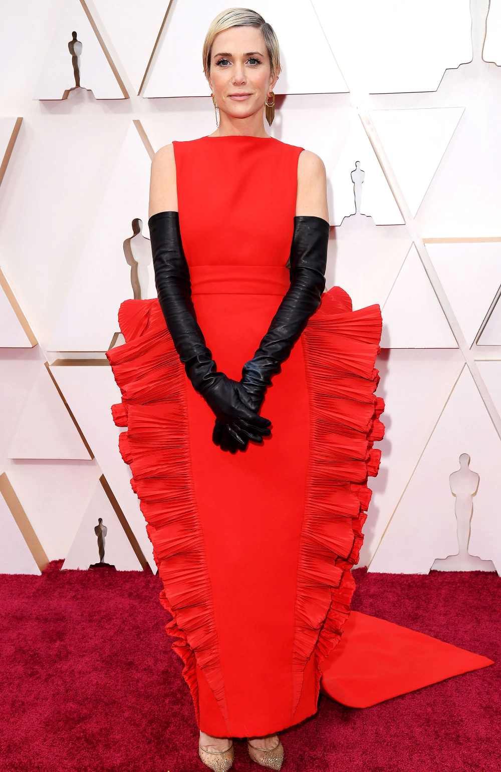 Kristen Wiig Downright Wacky Fashion on the Oscars 2020 Red Carpet 