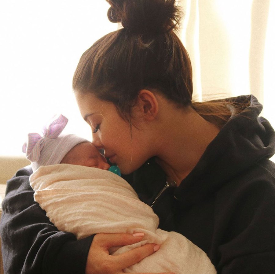 Kylie Jenner and Stormi Webster Newborn Throwback Instagram