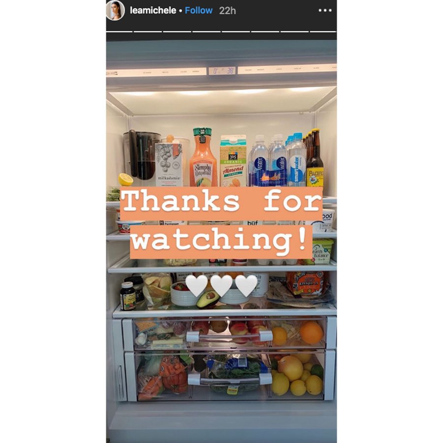 Peeking Inside Lea Michele Reveals Healthy Foods Her Fridge
