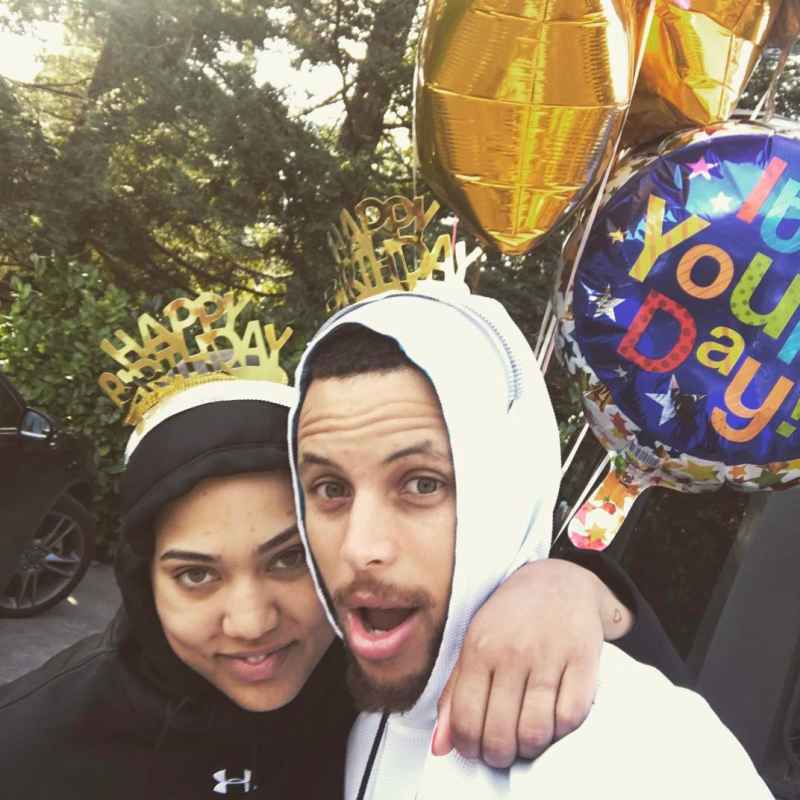March 2017 Birthday Ayesha Curry and Stephen Curry