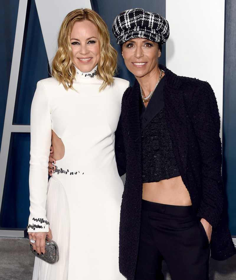 Maria Bello Reveals Engagement to Dominique Crenn at Oscars Afterparty