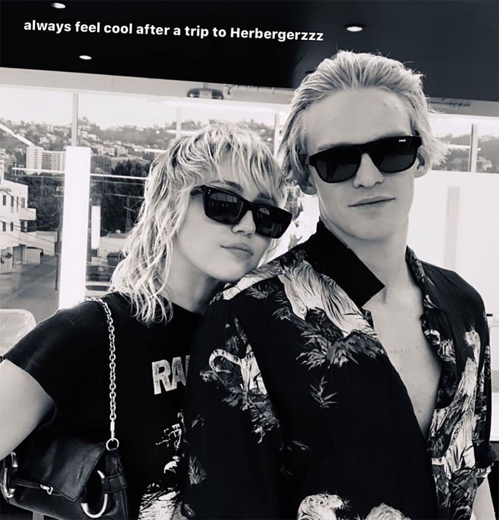 Miley Cyrus and Cody Simpson Get Couple Haircuts