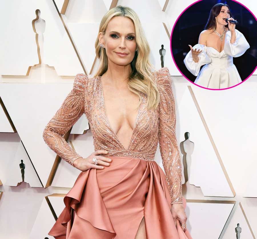 Molly Sims and Idina Menzel What You Didnt See on TV at Oscars 2020