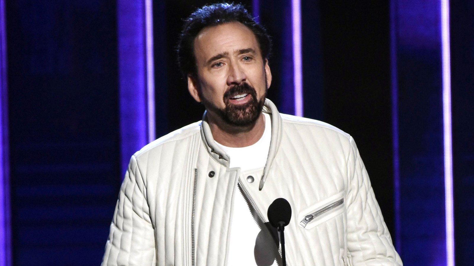 Nicolas Cage Packs on PDA With Mystery Woman at Independent Spirit Awards