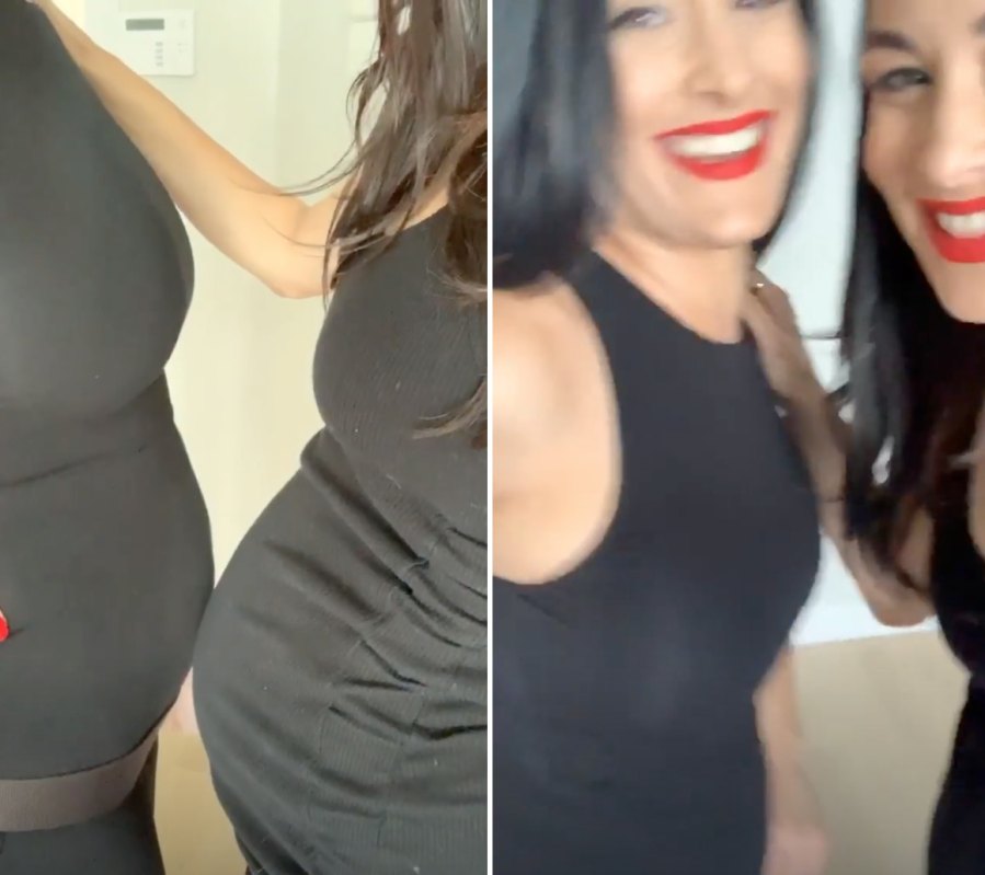 Nikki Bella Brie Bella baby bump