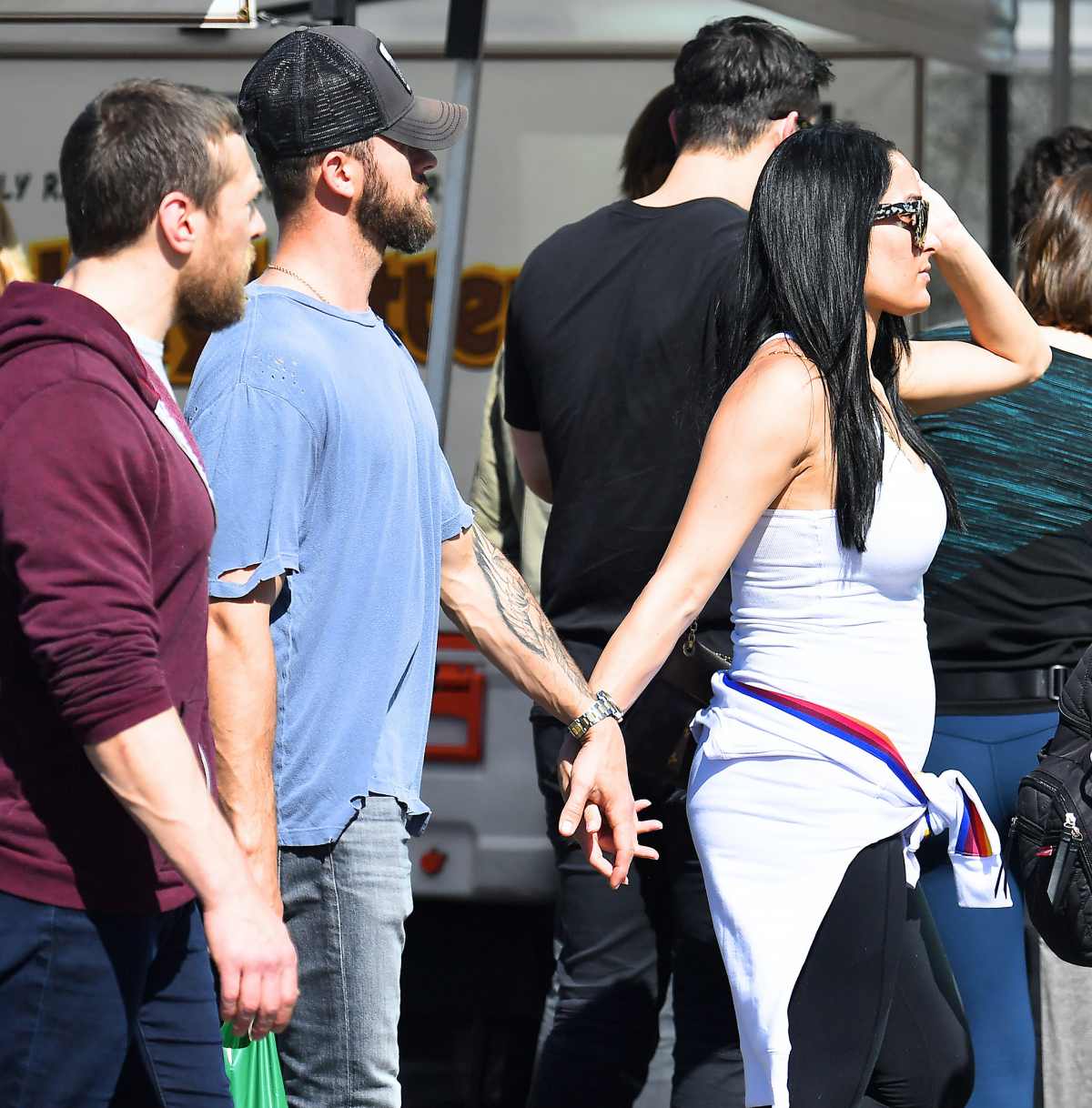 Nikki Bella Flashes Baby Bump While Kissing Artem Chigvintsev | Us Weekly