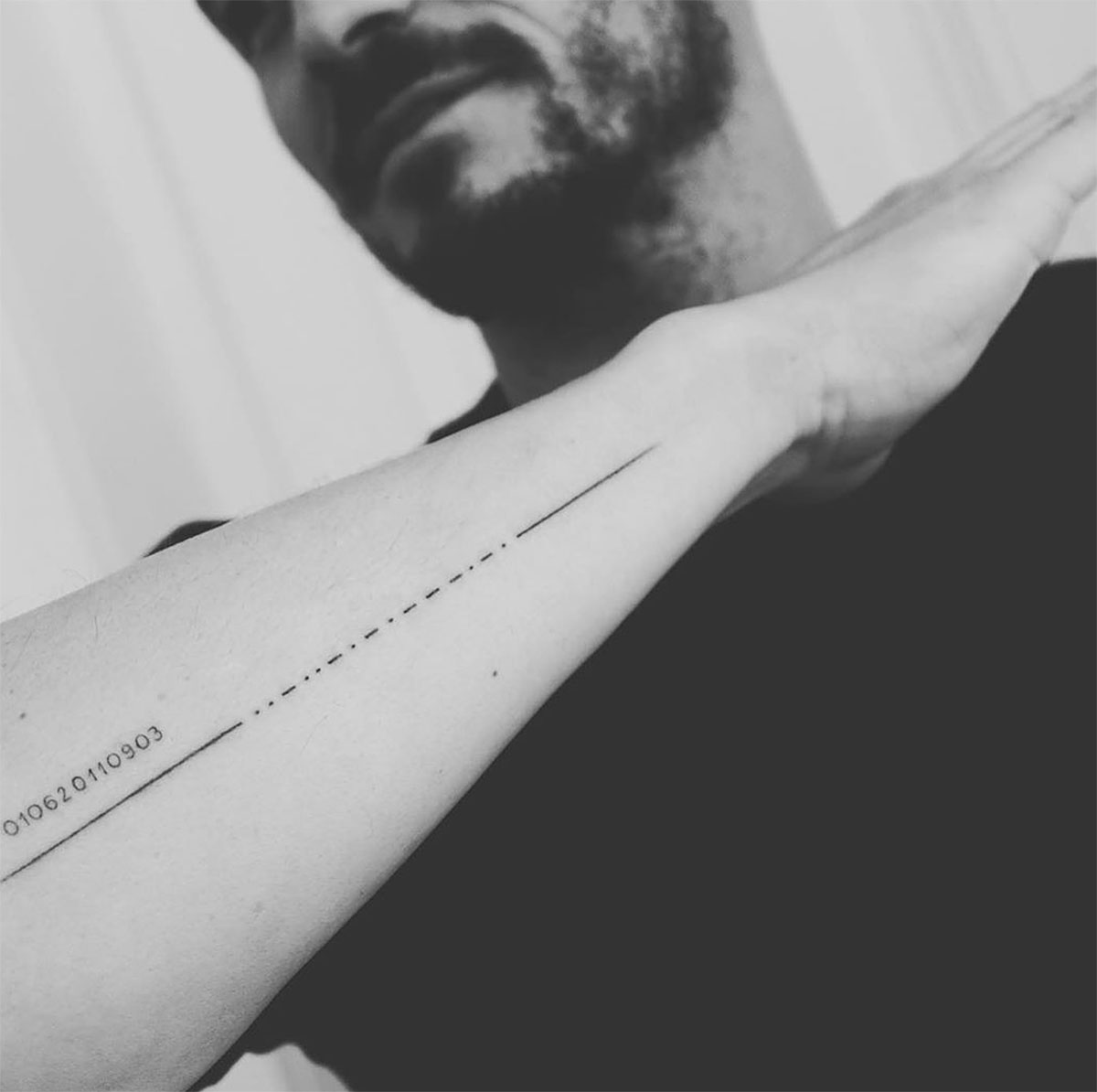 2 Custom Morse Code Temporary Tattoos Smashtat  Etsy
