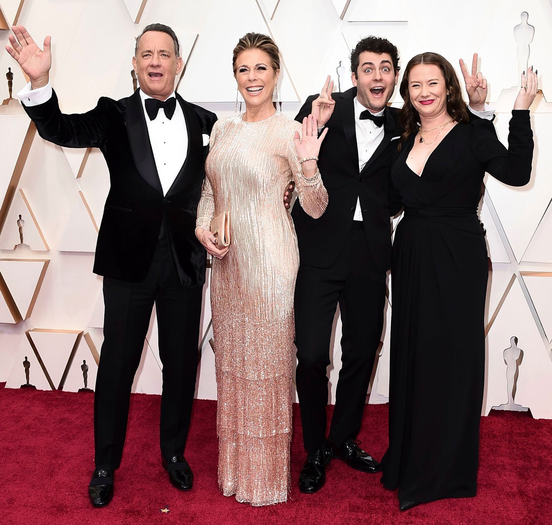 Familiares de Tom Hanks en los Oscars 2020