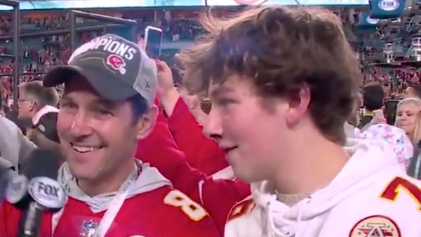 Paul Rudd and Son Jack Celebrate Chiefs’ Super Bowl 2020 Win