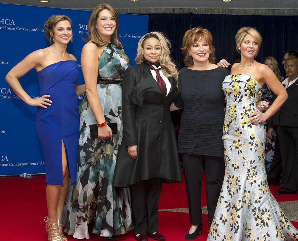 Paula Faris, Michelle Collins, Raven- Symone, Joy Behar and Candace Cameron Bure White House Correspondent's Association Dinner