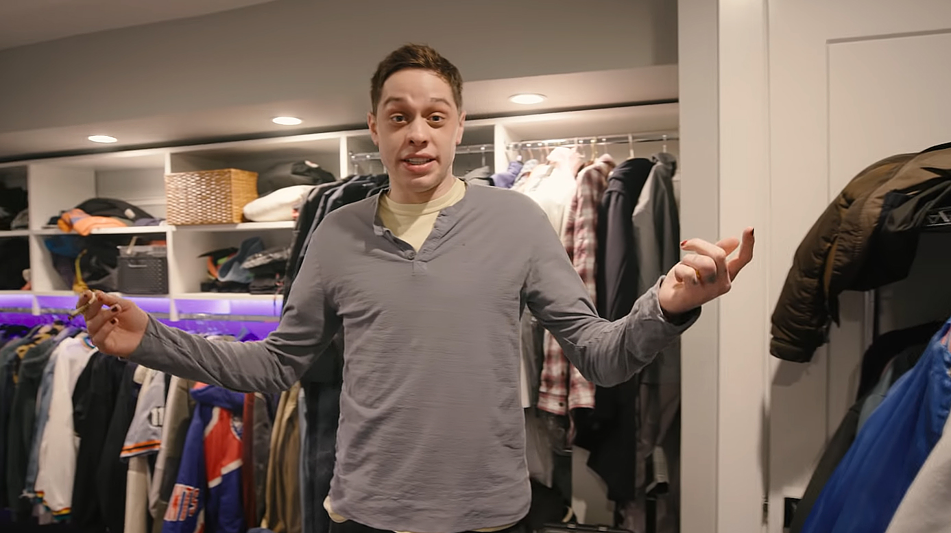 Pete-Davidson-Shows-Off-His-Basement-Apartment-in-His-Mom’s-House