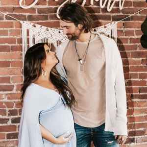 Pregnant Maren Morris Cradles Her Bump in Angelic Photos From Baby Shower