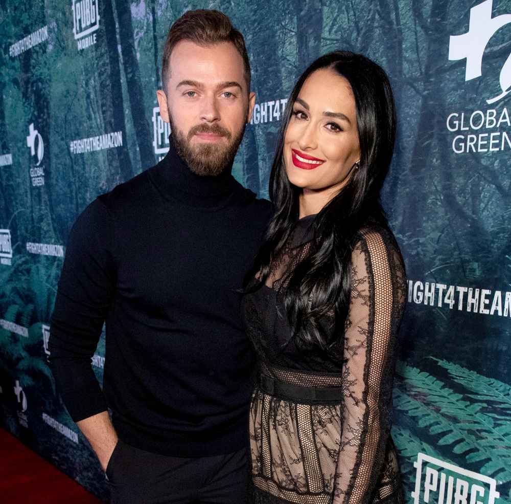 Pregnant Nikki Bella Reveals Shes Outgrown Her Bras Shares Fiance Artem Chignitsev Reaction