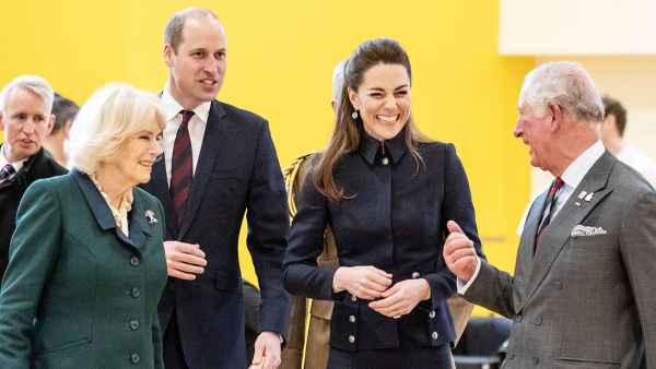 Prince William and Duchess Kate Join Prince Charles and Duchess Camilla for Rare Joint Engagement at Military Facility