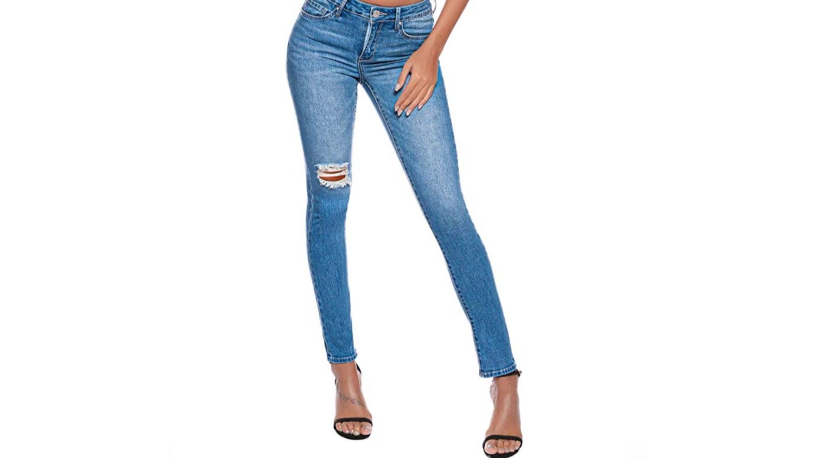 Resfeber Women's Ripped Skinny Jeans