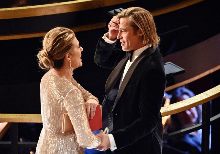 Rita Wilson and Brad Pitt Unseen Moments at Oscars 2020
