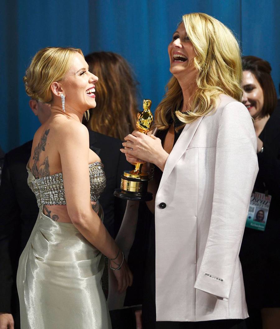 Scarlett Johansson and Laura Dern Afterparties Oscars 2020
