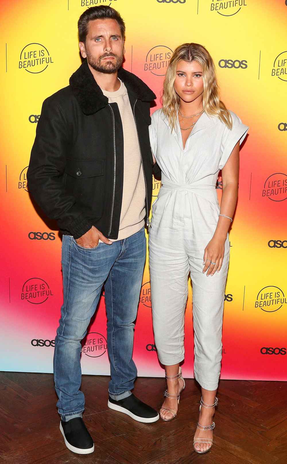 Scott Disick Sofia Richie Are Totally Fine Amid Split Rumors