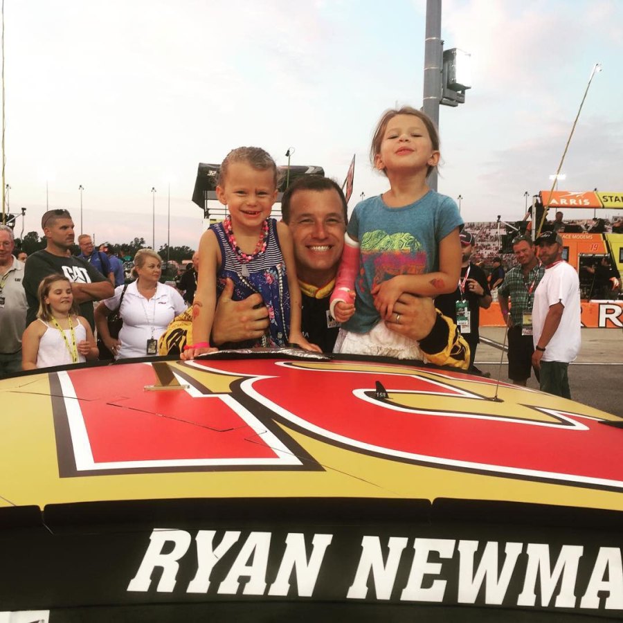 September 2016 Krissie Newman Instagram NASCAR Driver Ryan Newman's Sweetest Moments With His Family