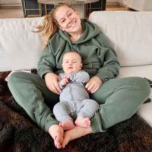 Shawn Johnson Defends Three Month Old Daughter Drews Perfectly Safe First Flip