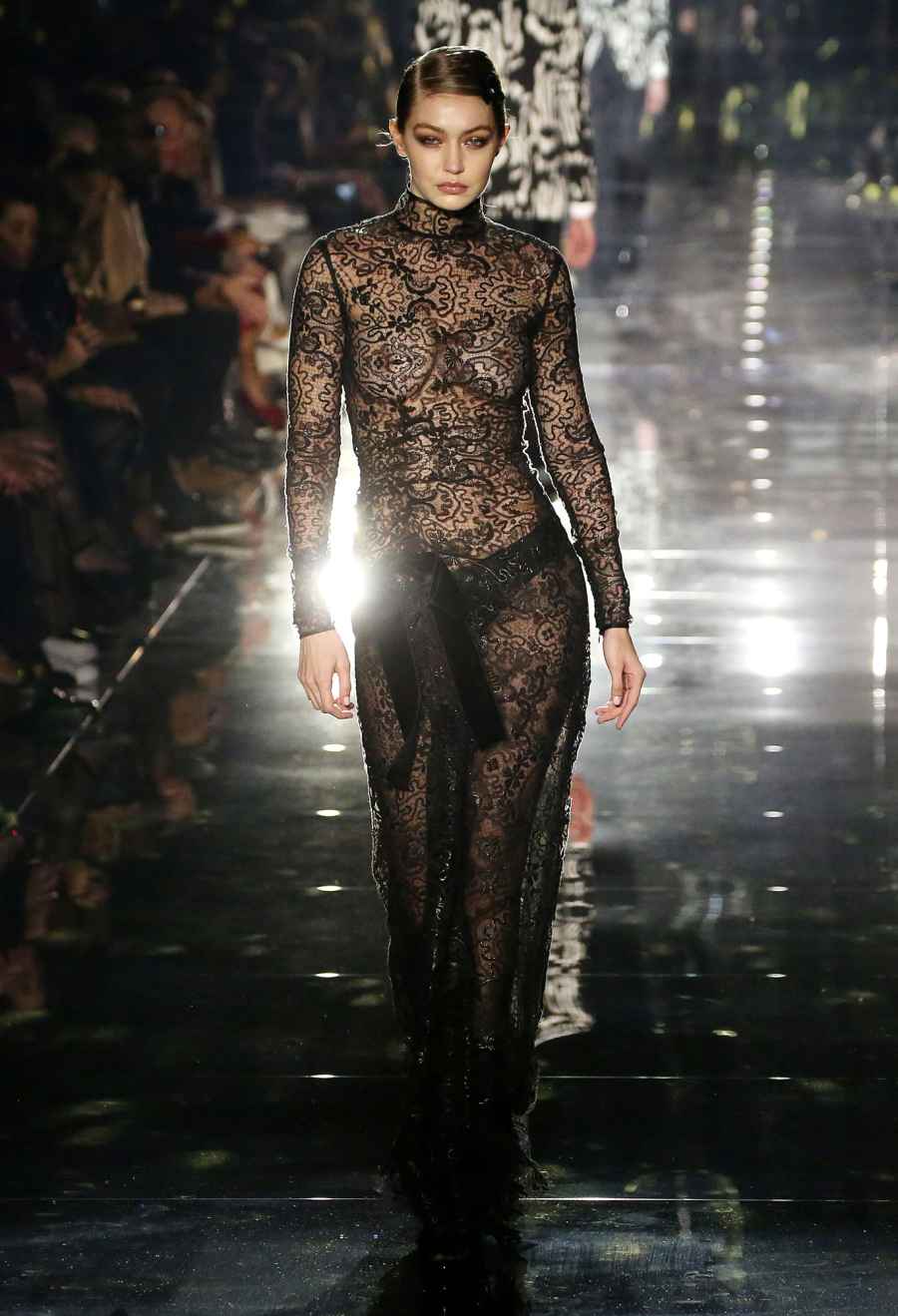 Sheer and Sexy Gigi Hadid Gallery Runway