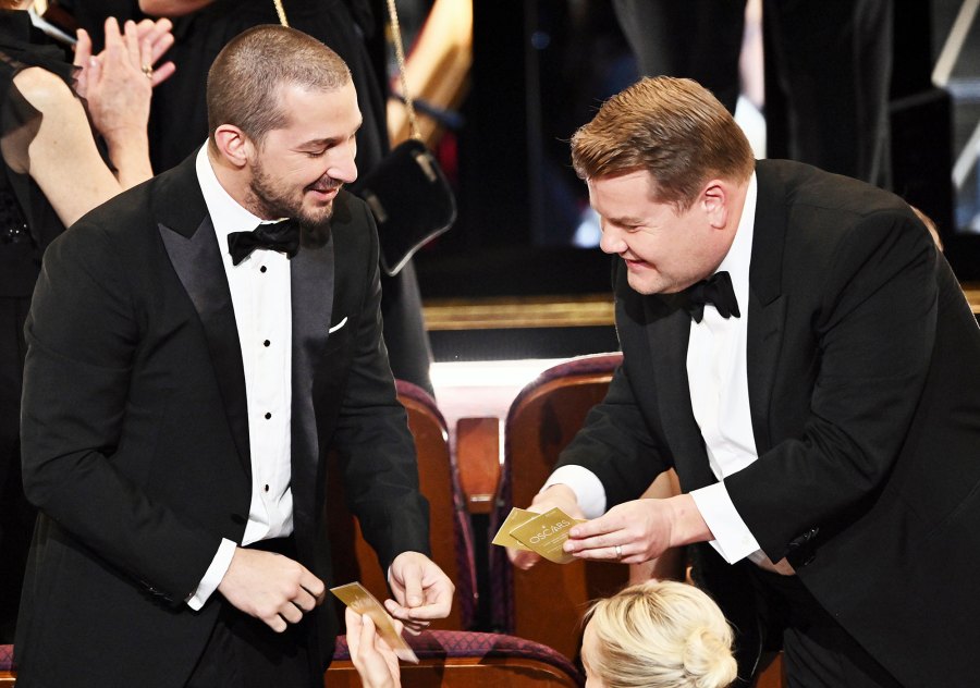 Shia LaBeouf and James Corden Unseen Moments at Oscars 2020