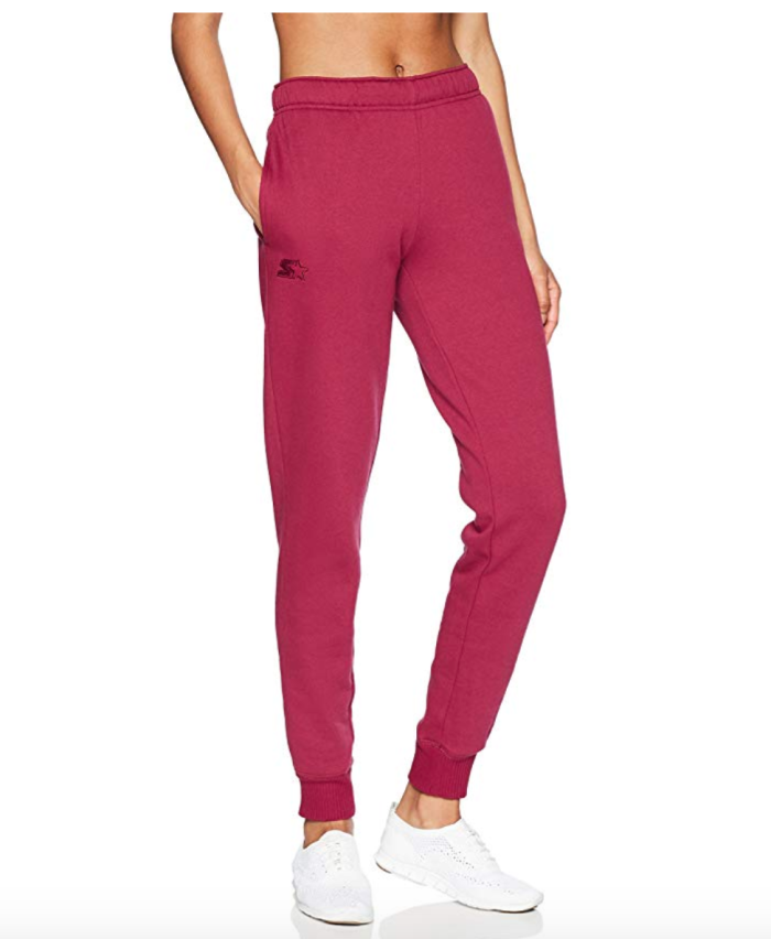 Starter Women's Jogger Sweatpants with Pockets (Team Maroon)