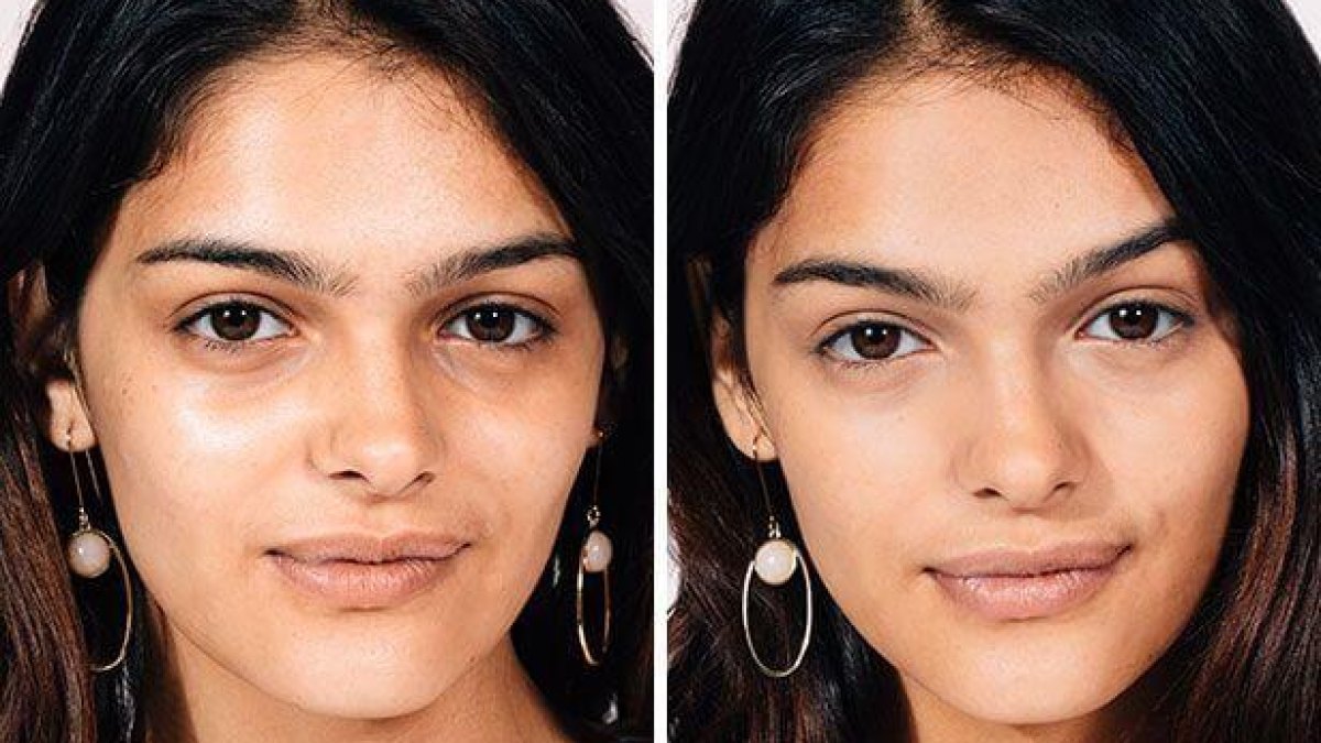 Supergoop! Daily Correct CC Cream SPF 35-40 Before and After
