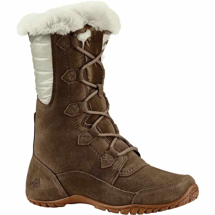 The North Face Nuptse Purna II Boot (Dachshund Brown:Vintage White)