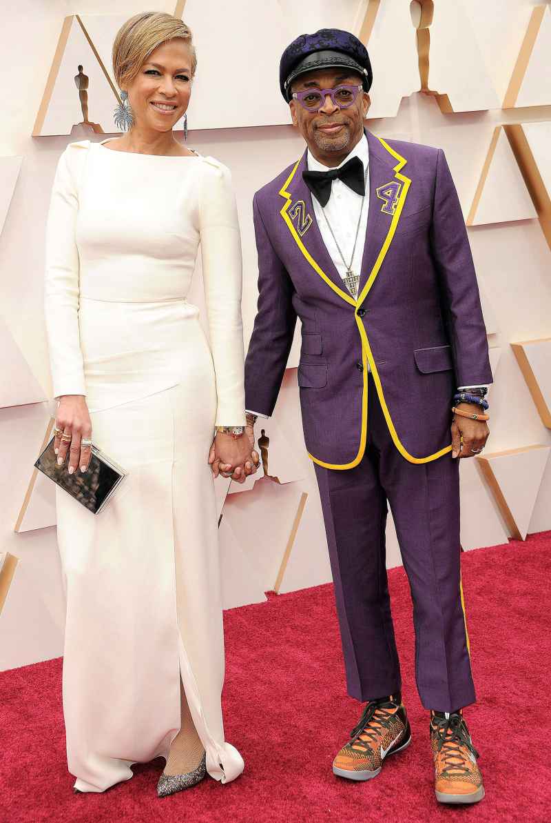 Tonya Lewis Lee and Spike Lee Couples PDA Academy Awards Oscars 2020