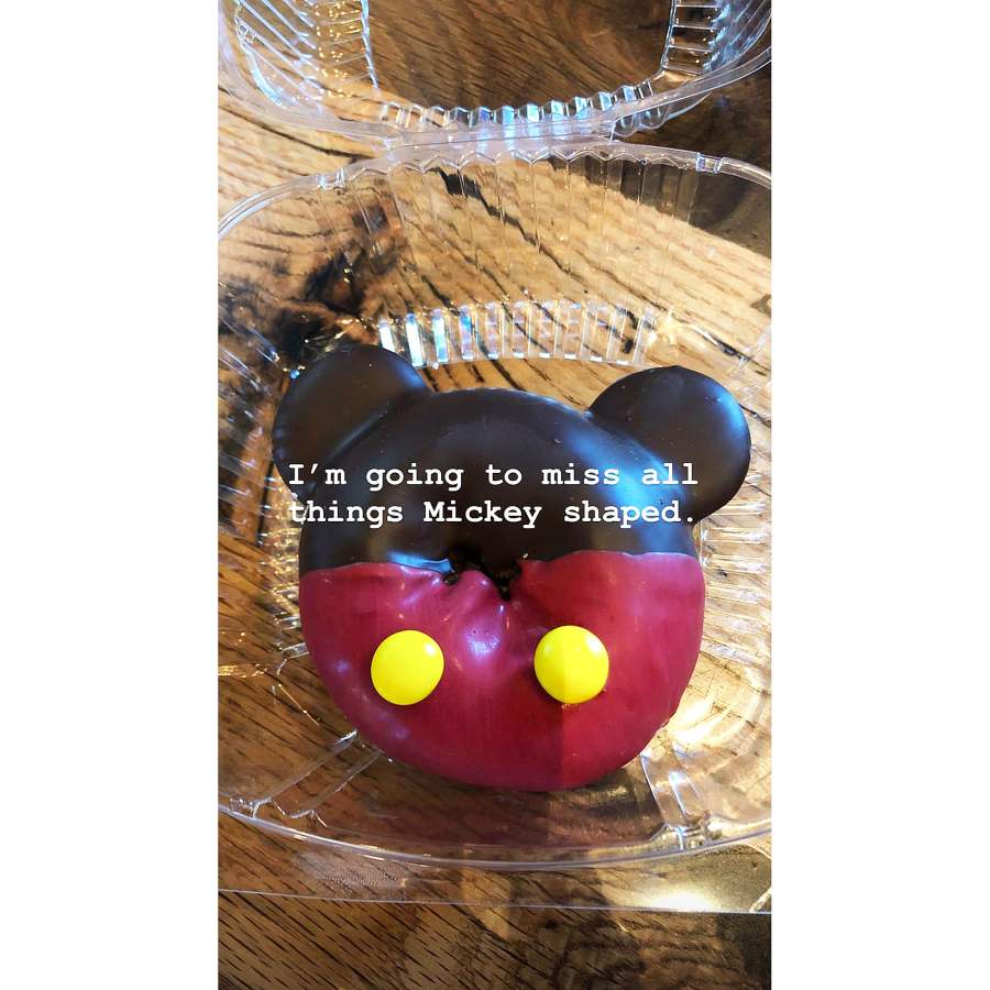 Tori Roloff Family Disneyland Trip Mickey Mouse-shaped donut