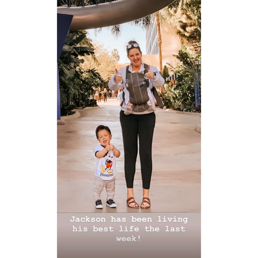 Tori Roloff Family Disneyland Trip Jackson and Tori