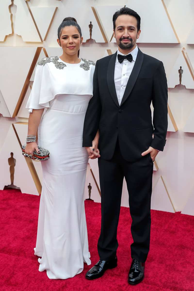 Vanessa Nada and Lin-Manuel Miranda Couples PDA Academy Awards Oscars 2020