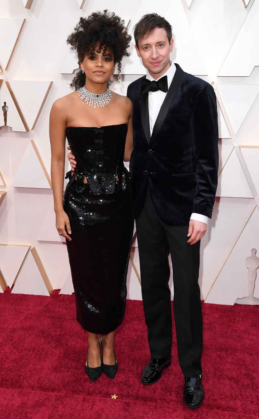 Zazie Beetz and David-Rysdahl Couples PDA Academy Awards Oscars 2020