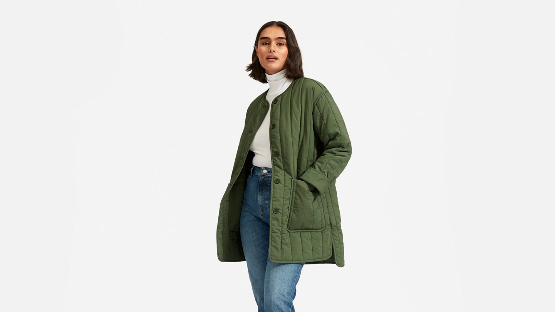 Everlane Cotton Quilted Jacket Is an Effortless Outfit-Maker | Us Weekly