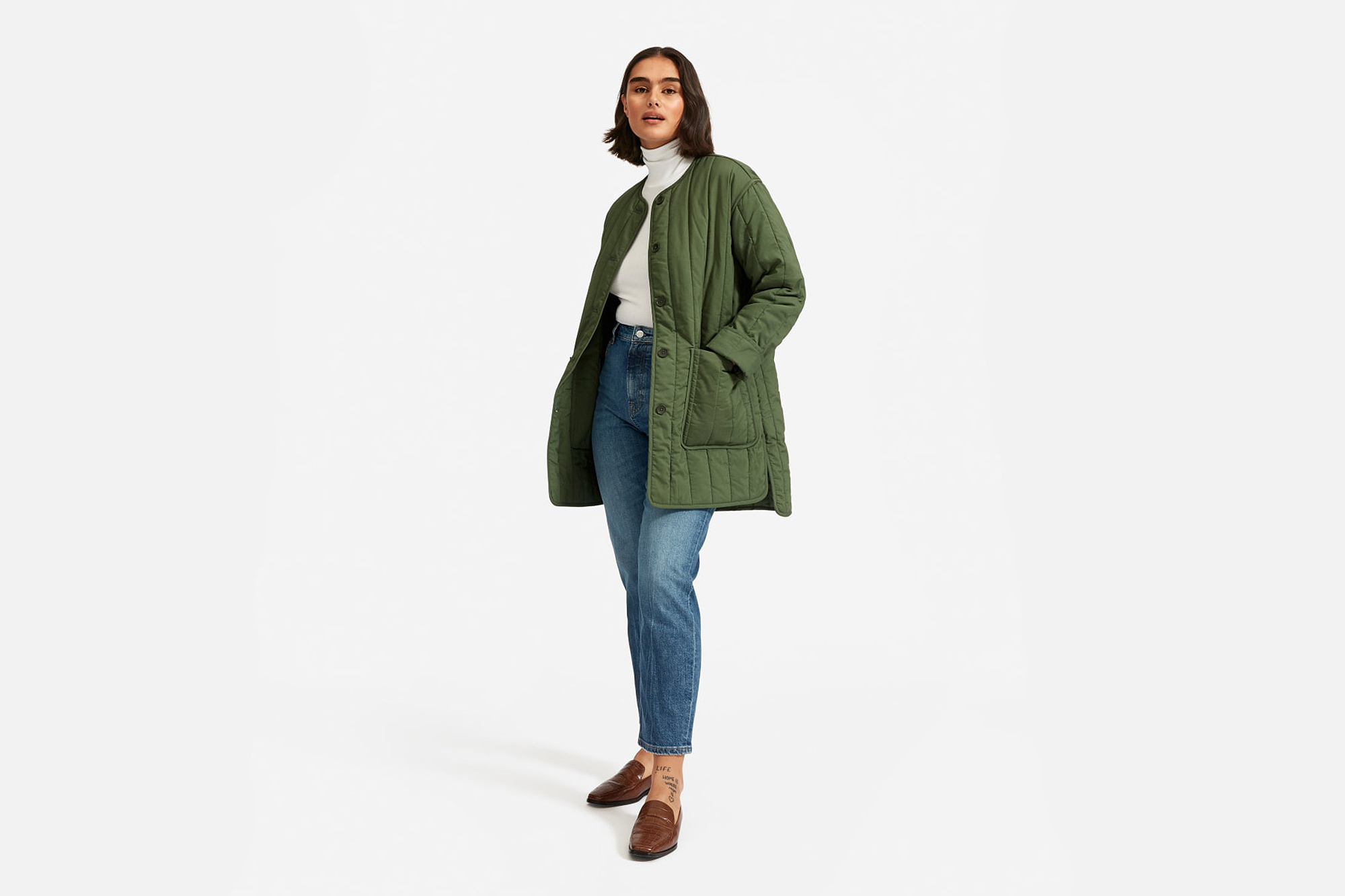 Everlane Cotton Quilted Jacket Is an Effortless Outfit-Maker