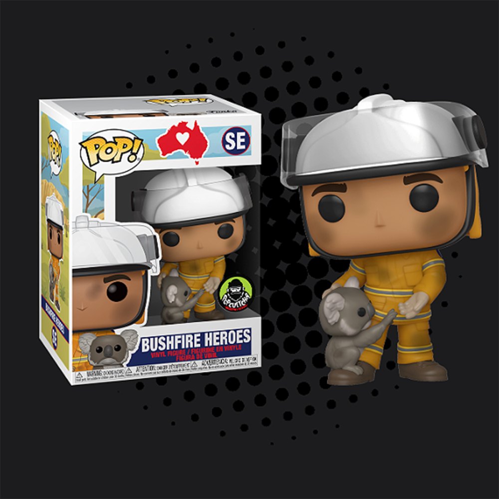 Funko Brushfire Heroes Firefighter with Koala Pop! Vinyl Figure