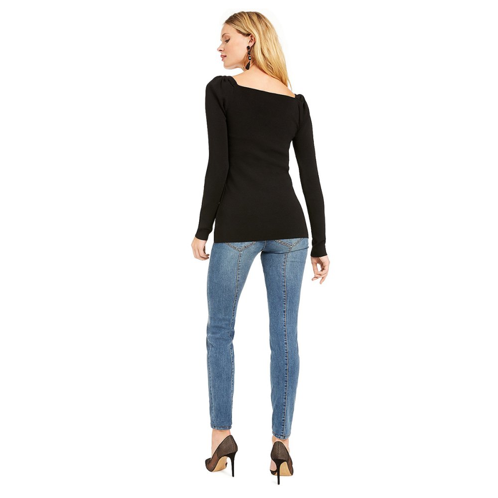 I.N.C Puff-Sleeve Sweater