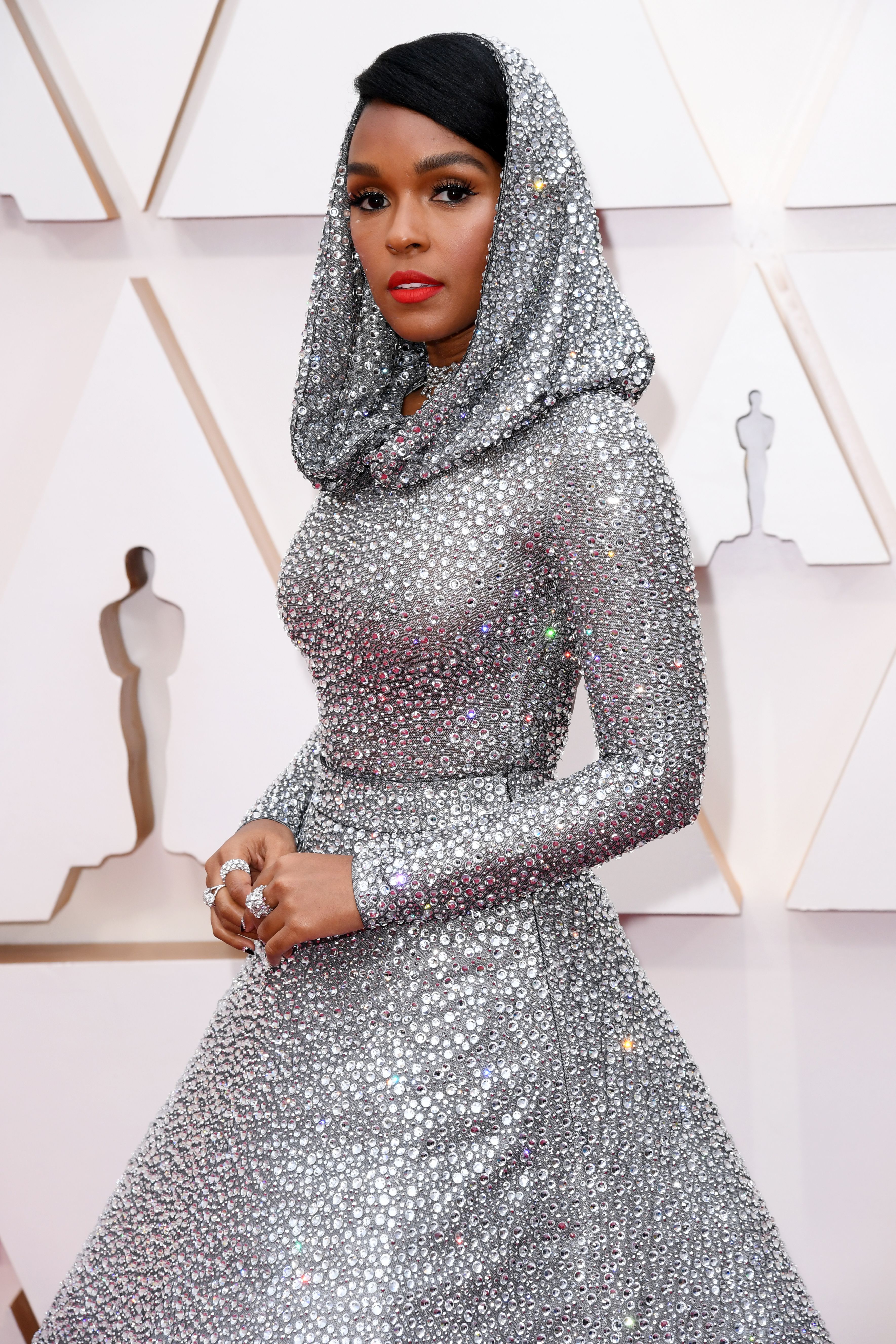 Janelle Monae attends the 92nd Annual Academy Awards in Los Angeles.