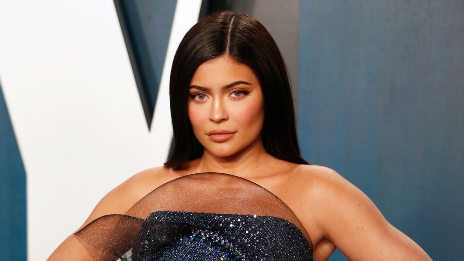 Kylie Jenner attends the 2020 Vanity Fair Oscar Party following the 92nd annual Academy Awards ceremony, in Beverly Hills, California.