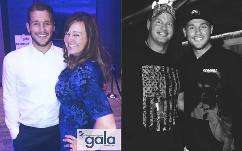 Colton Underwood with his mother and father Revelations From Colton Underwoods Book
