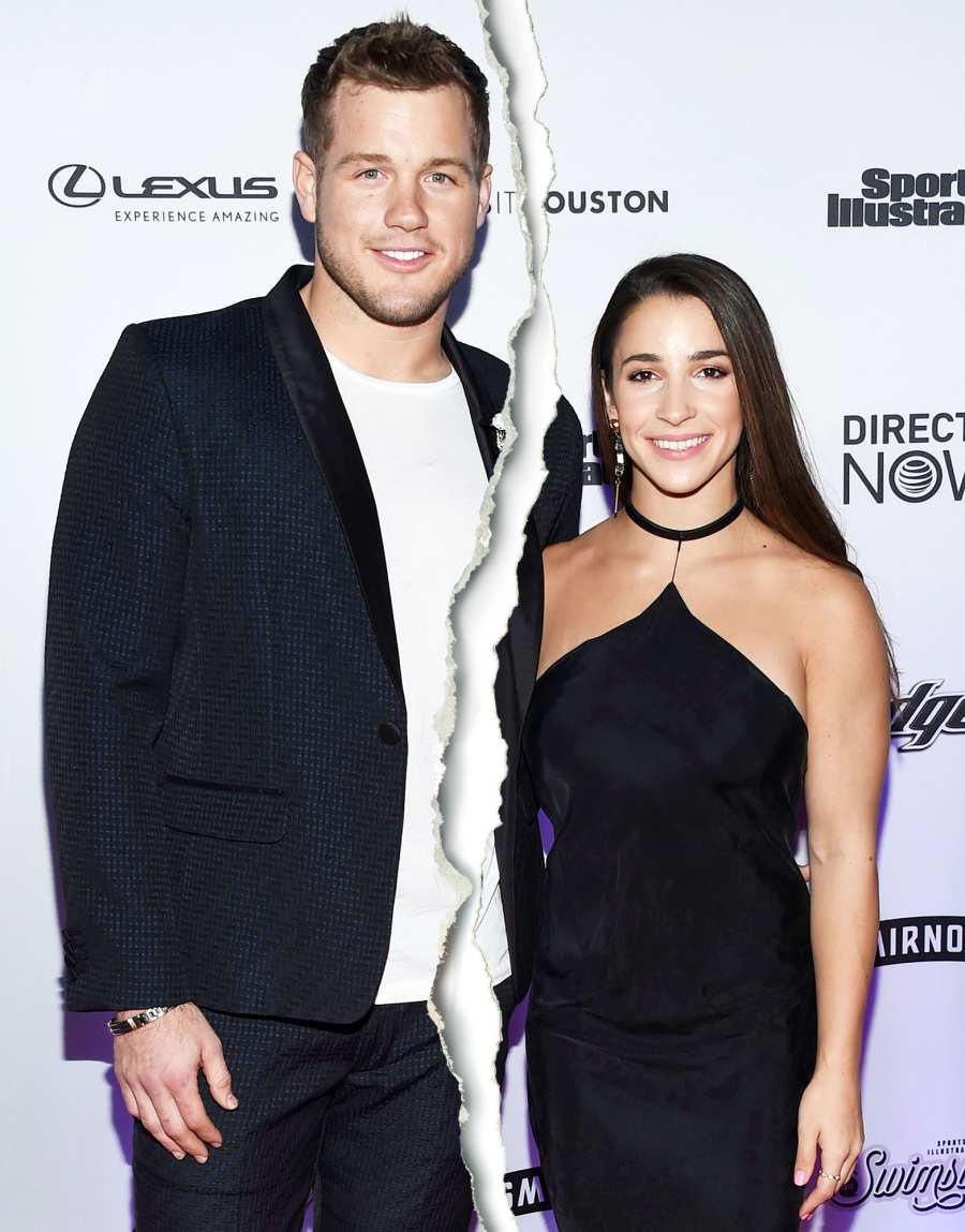 Aly Raisman and boyfriend Colton Underwood attend the Sports Illustrated Swimsuit 2017 launch event Revelations From Colton Underwoods Book