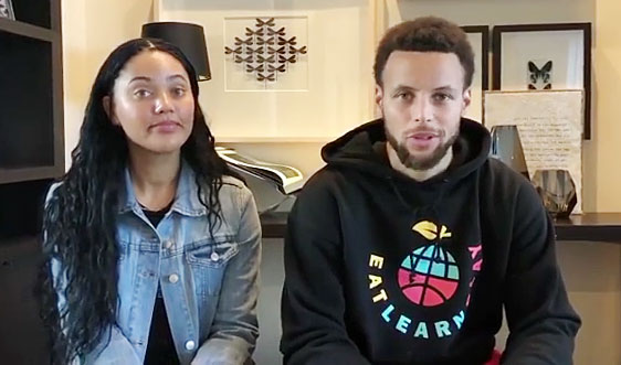 01 Stephen and Ayesha Curry How Stars Are Giving Back During the Coronavirus Outbreak