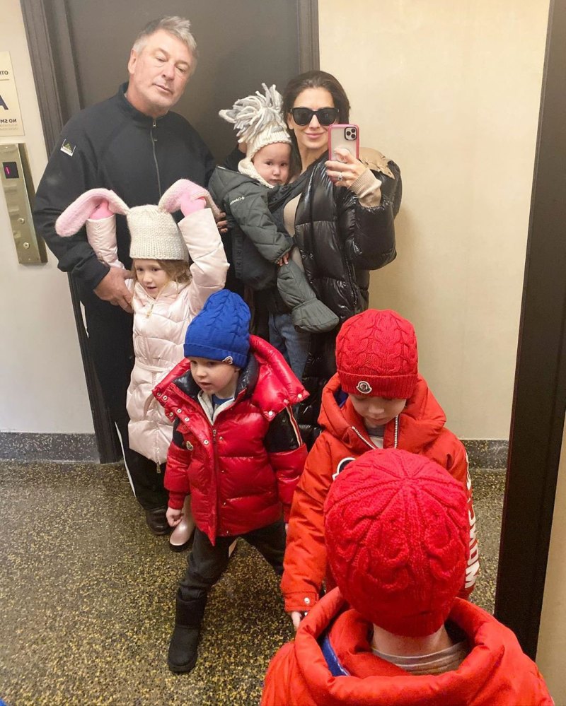Hilaria Baldwin Alec Baldwin and Kids Celeb Parents Homeschooling Their Kids During Coronavirus Spread