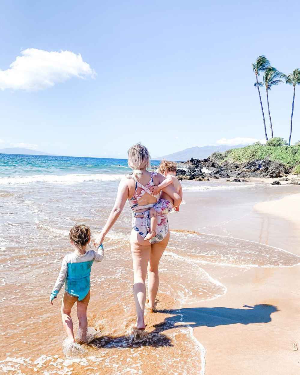 Ali Fedotowsky Embraces Her Body in One-Piece Bathing Suit
