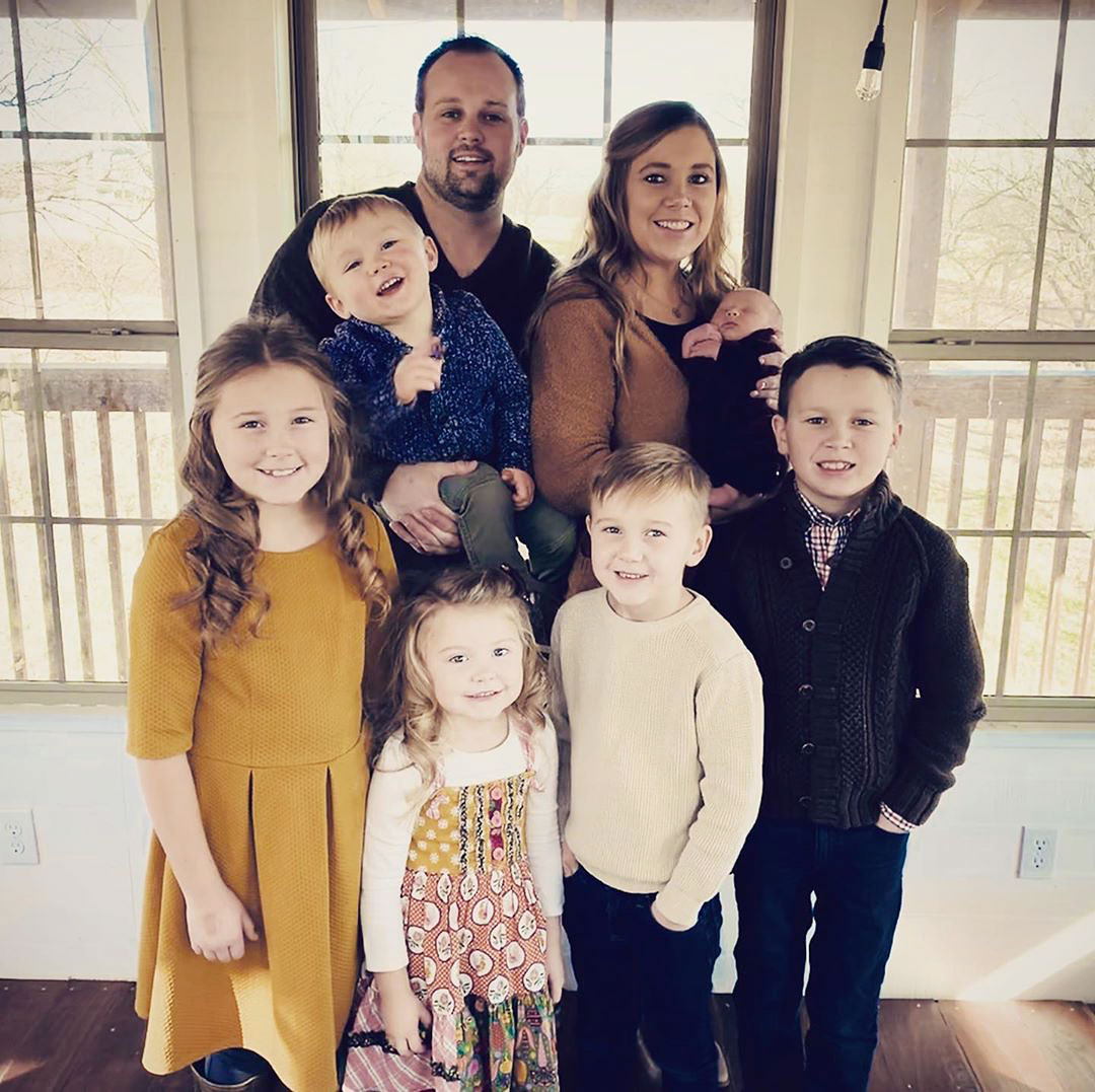 Josh and Anna Duggar and their children Celebrities Whose Kids Names All Start With the Same Letter