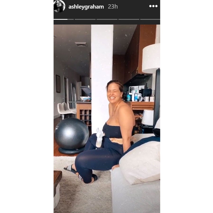 Ashley Graham Nursing Lots of Laughs