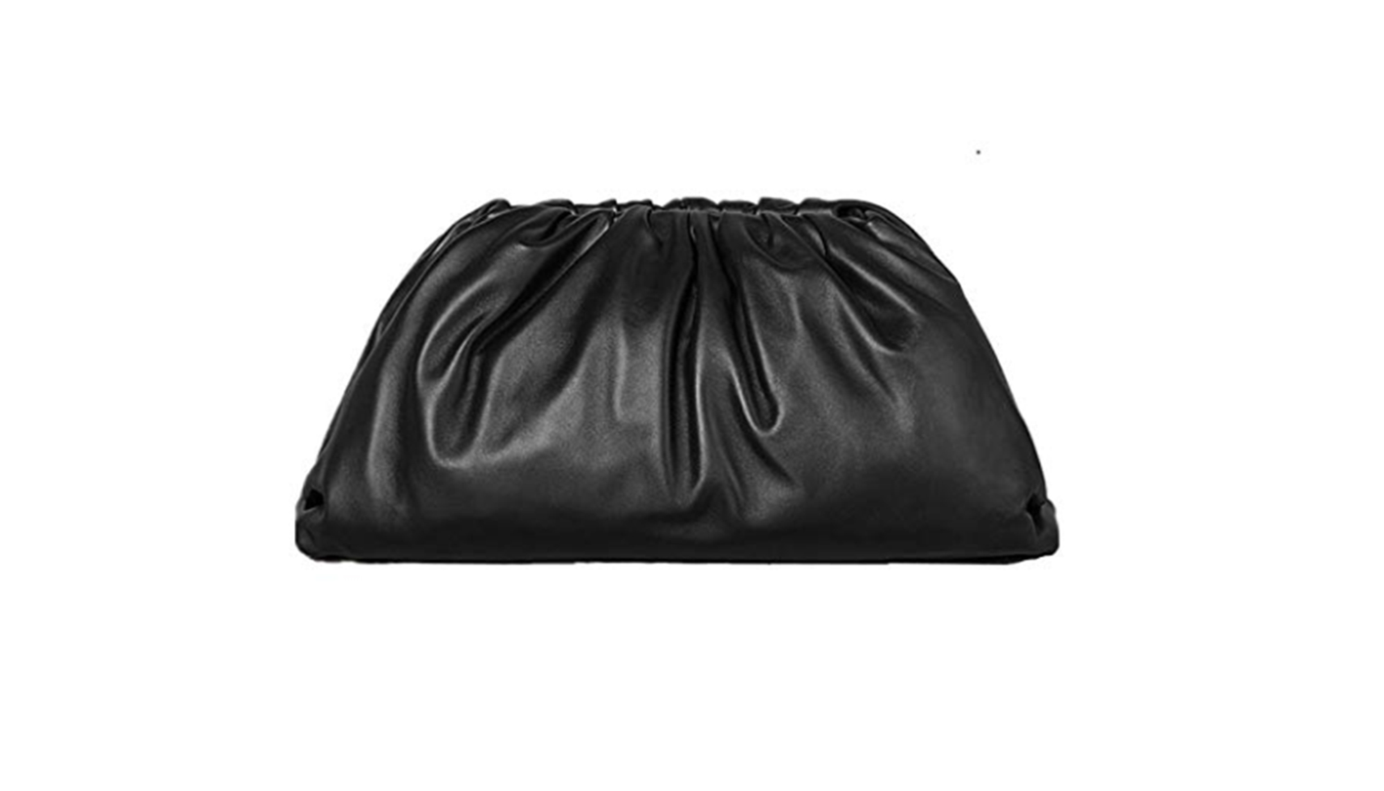 BOKPLD Womens Pouch Dumpling Handbag (Black)